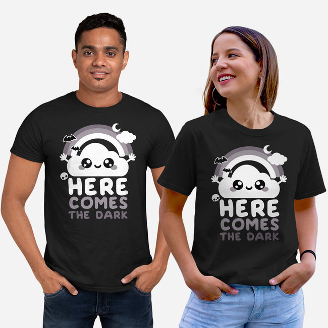 Here Comes The Dark-Unisex-Basic-Tee-NemiMakeit