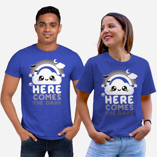 Here Comes The Dark-Unisex-Basic-Tee-NemiMakeit