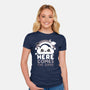 Here Comes The Dark-Womens-Fitted-Tee-NemiMakeit