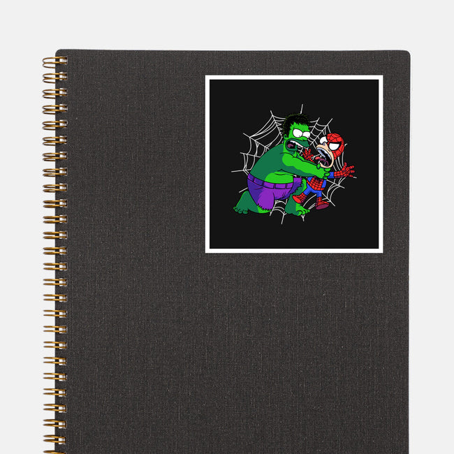 Why You Little Spidey-None-Glossy-Sticker-joerawks