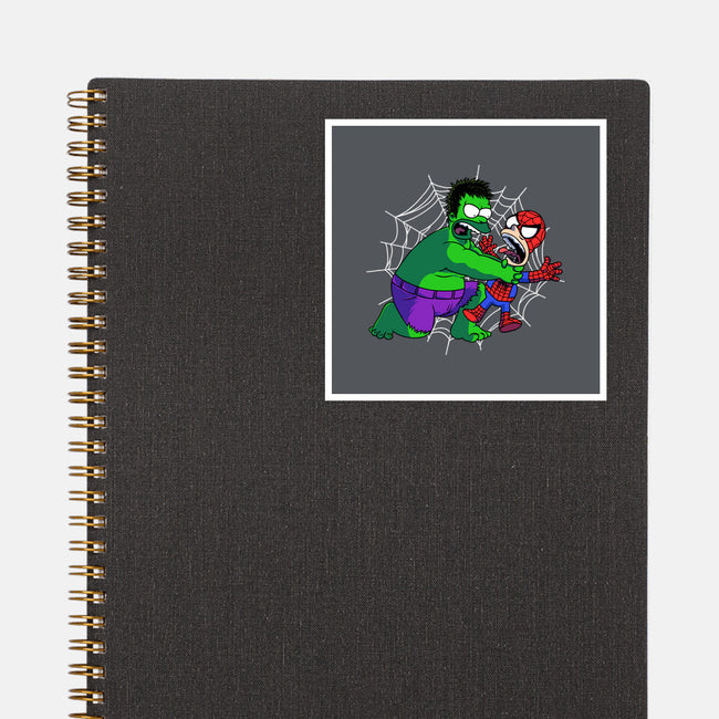 Why You Little Spidey-None-Glossy-Sticker-joerawks