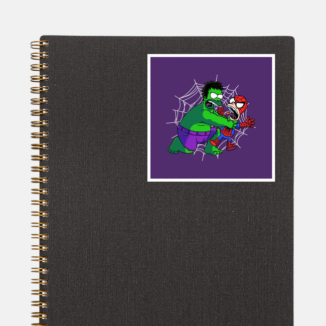 Why You Little Spidey-None-Glossy-Sticker-joerawks