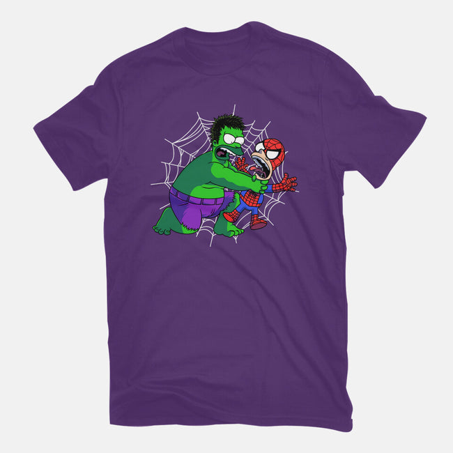 Why You Little Spidey-Youth-Basic-Tee-joerawks