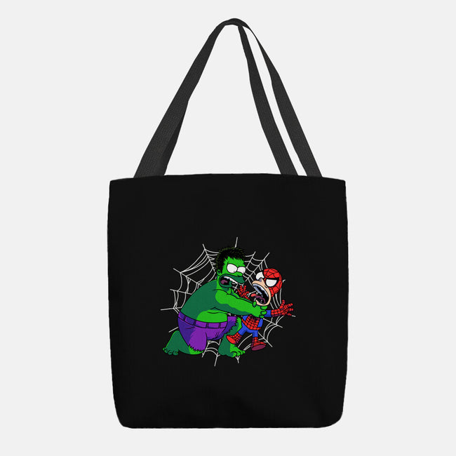 Why You Little Spidey-None-Basic Tote-Bag-joerawks