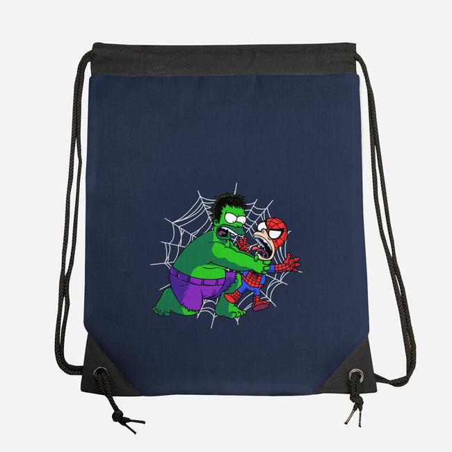 Why You Little Spidey-None-Drawstring-Bag-joerawks