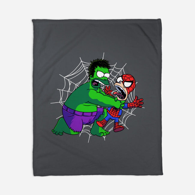 Why You Little Spidey-None-Fleece-Blanket-joerawks