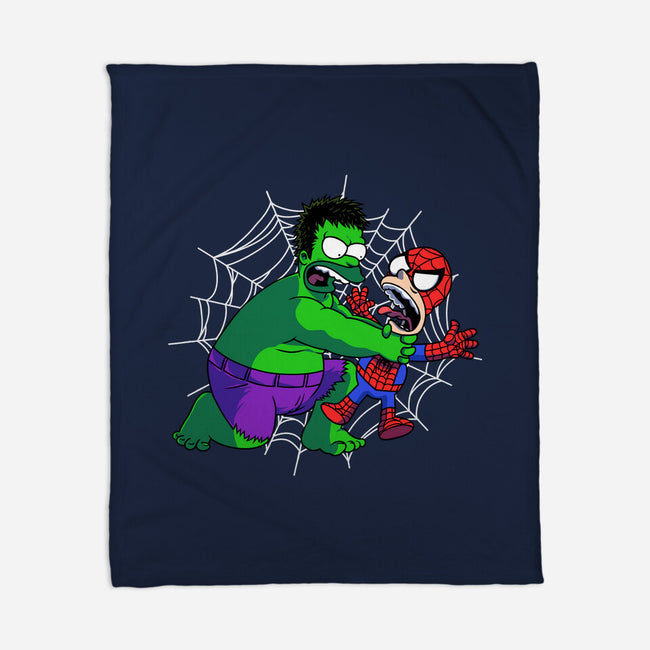 Why You Little Spidey-None-Fleece-Blanket-joerawks