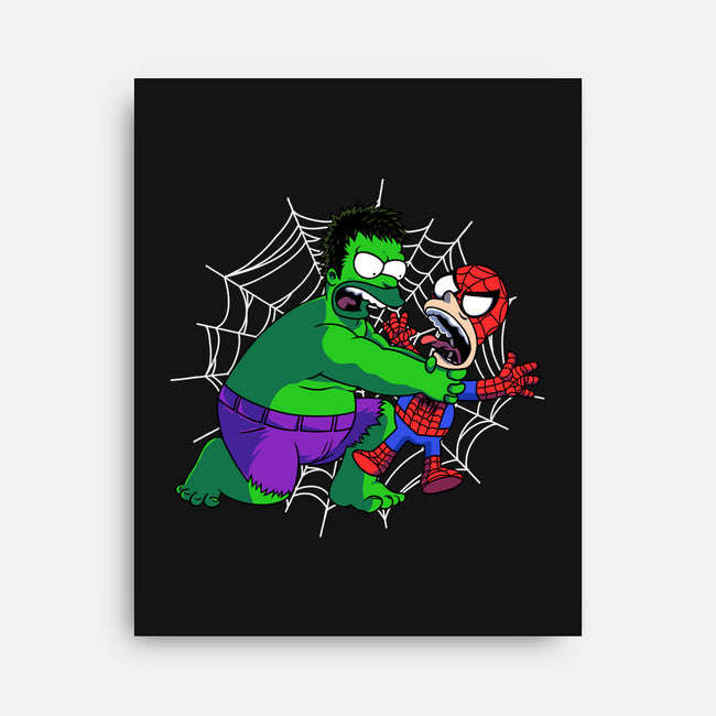 Why You Little Spidey-None-Stretched-Canvas-joerawks