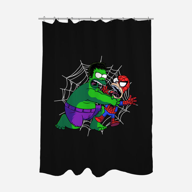Why You Little Spidey-None-Polyester-Shower Curtain-joerawks