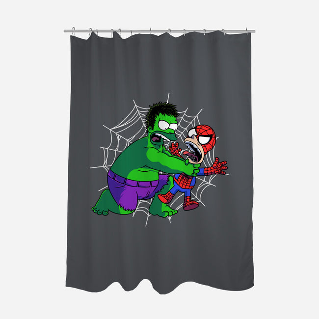 Why You Little Spidey-None-Polyester-Shower Curtain-joerawks
