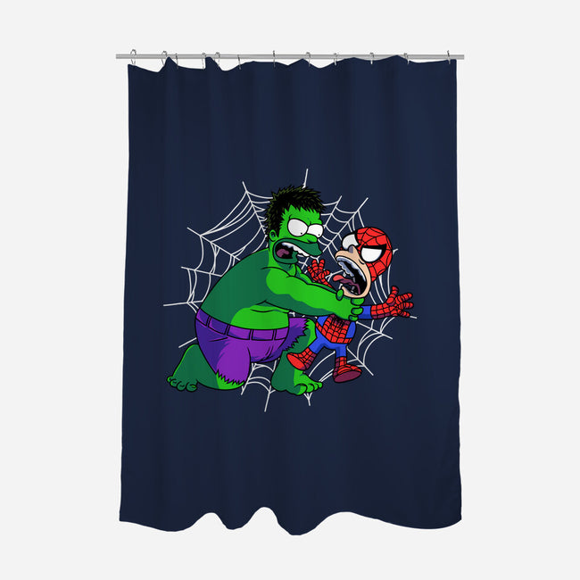 Why You Little Spidey-None-Polyester-Shower Curtain-joerawks
