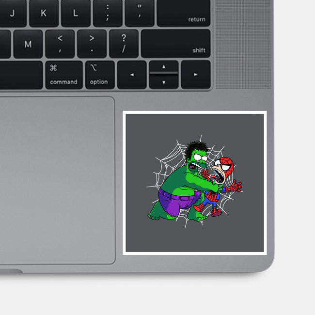 Why You Little Spidey-None-Glossy-Sticker-joerawks