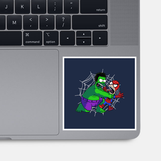 Why You Little Spidey-None-Glossy-Sticker-joerawks