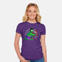 Why You Little Spidey-Womens-Fitted-Tee-joerawks
