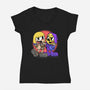 Eternia Head-Womens-V-Neck-Tee-joerawks