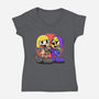 Eternia Head-Womens-V-Neck-Tee-joerawks
