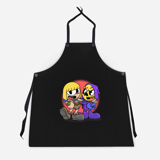 Eternia Head-Unisex-Kitchen-Apron-joerawks