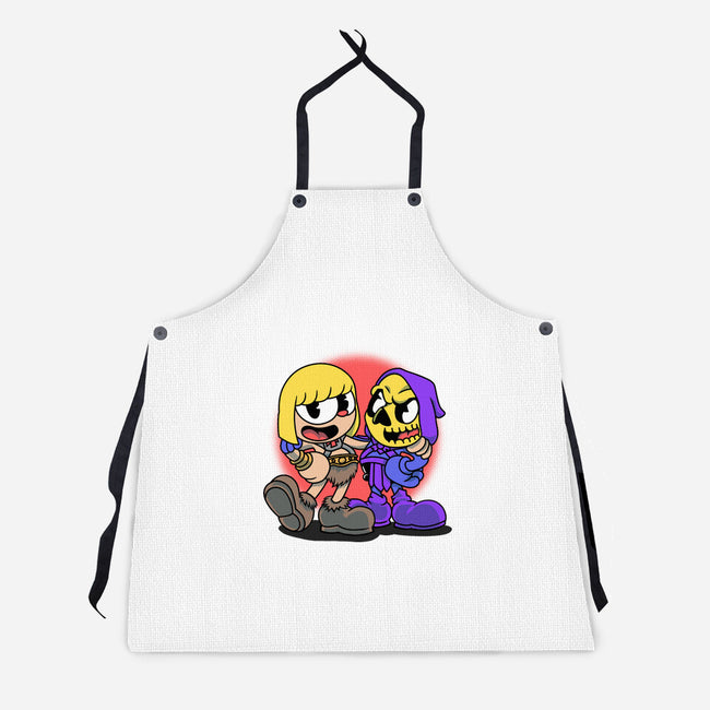 Eternia Head-Unisex-Kitchen-Apron-joerawks