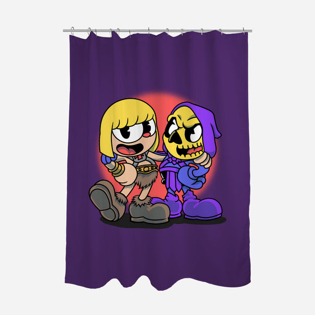 Eternia Head-None-Polyester-Shower Curtain-joerawks