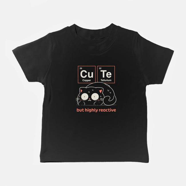 Cute But Highly Reactive-Baby-Basic-Tee-Popnotic
