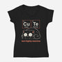 Cute But Highly Reactive-Womens-V-Neck-Tee-Popnotic