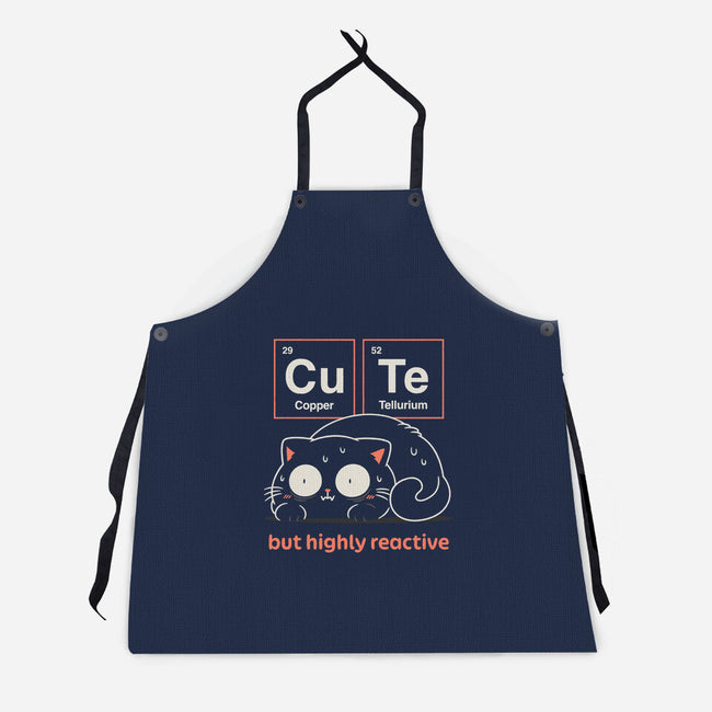 Cute But Highly Reactive-Unisex-Kitchen-Apron-Popnotic