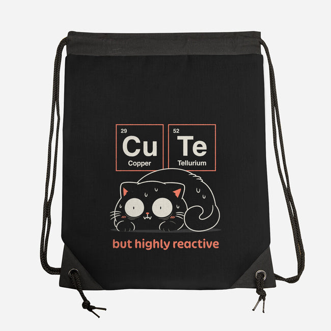 Cute But Highly Reactive-None-Drawstring-Bag-Popnotic