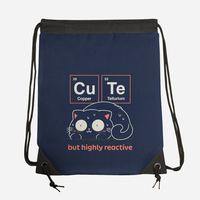 Cute But Highly Reactive-None-Drawstring-Bag-Popnotic