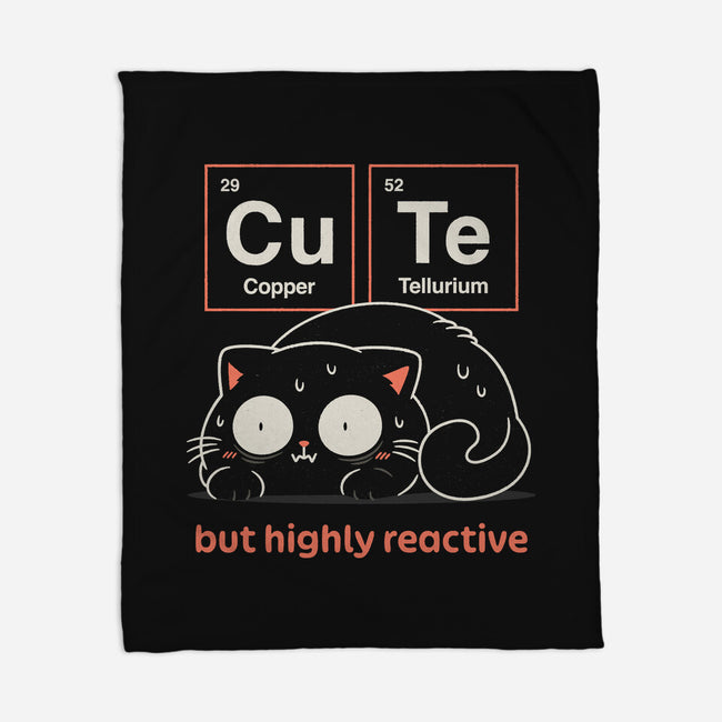 Cute But Highly Reactive-None-Fleece-Blanket-Popnotic