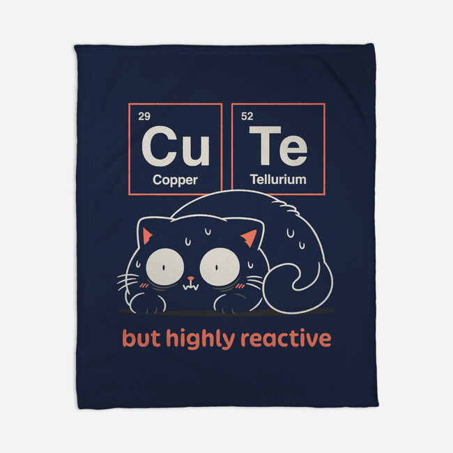 Cute But Highly Reactive-None-Fleece-Blanket-Popnotic