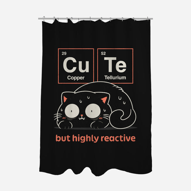Cute But Highly Reactive-None-Polyester-Shower Curtain-Popnotic