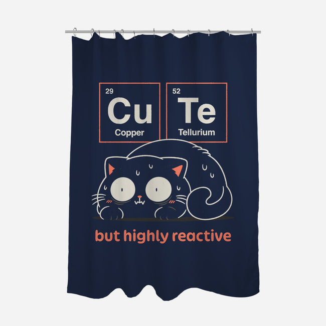 Cute But Highly Reactive-None-Polyester-Shower Curtain-Popnotic