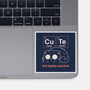 Cute But Highly Reactive-None-Glossy-Sticker-Popnotic