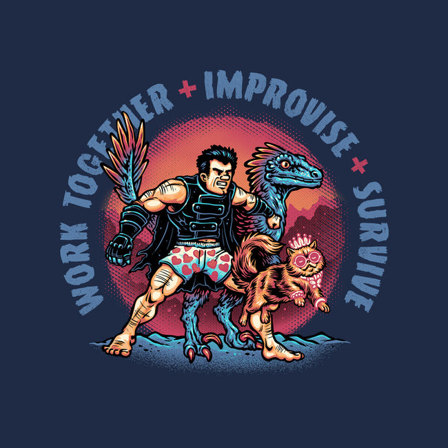 Team Survival-Womens-Racerback-Tank-glitchygorilla