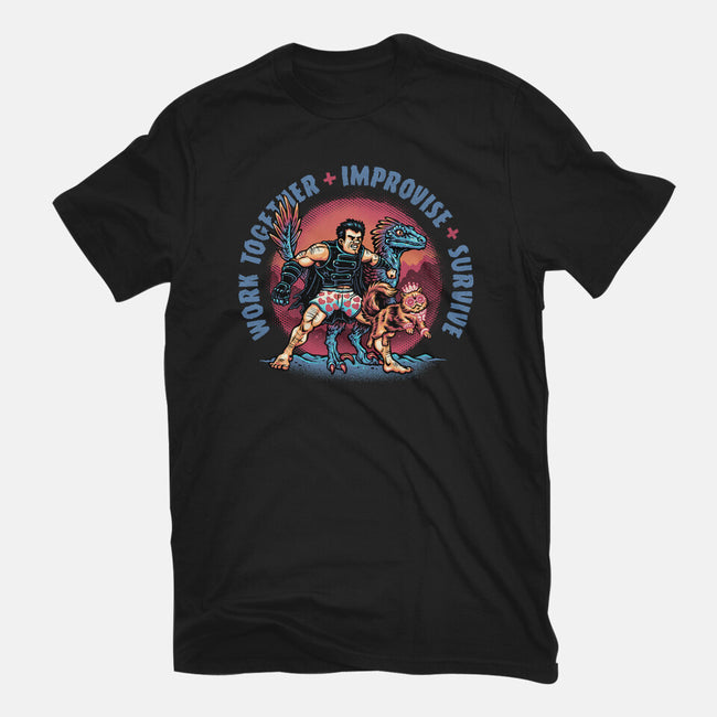 Team Survival-Mens-Basic-Tee-glitchygorilla