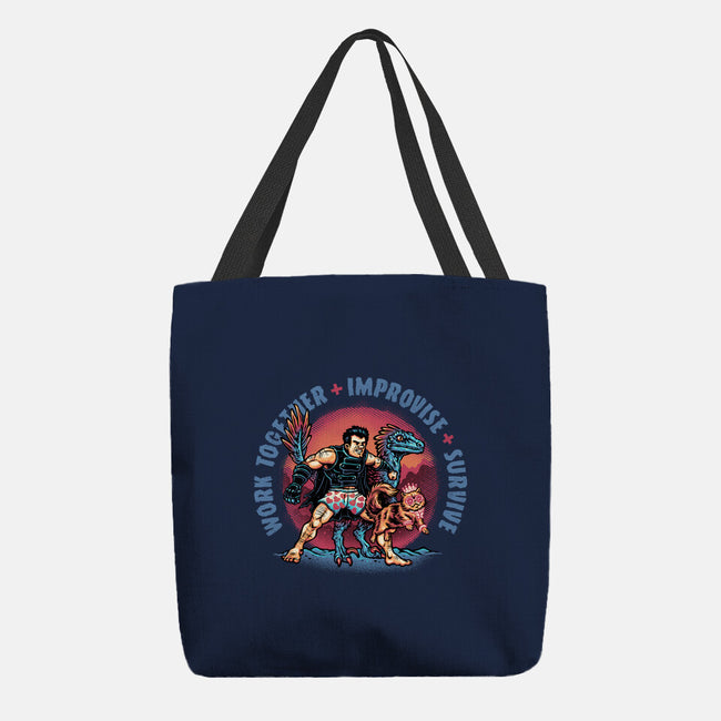 Team Survival-None-Basic Tote-Bag-glitchygorilla