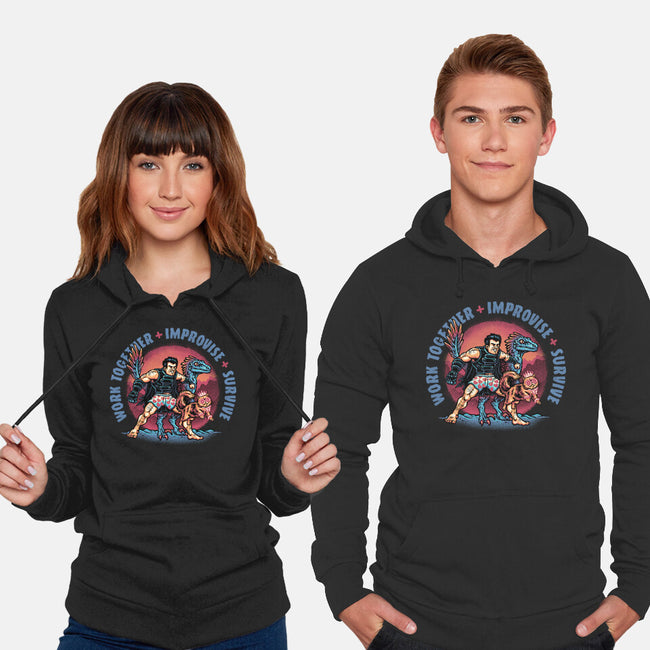 Team Survival-Unisex-Pullover-Sweatshirt-glitchygorilla
