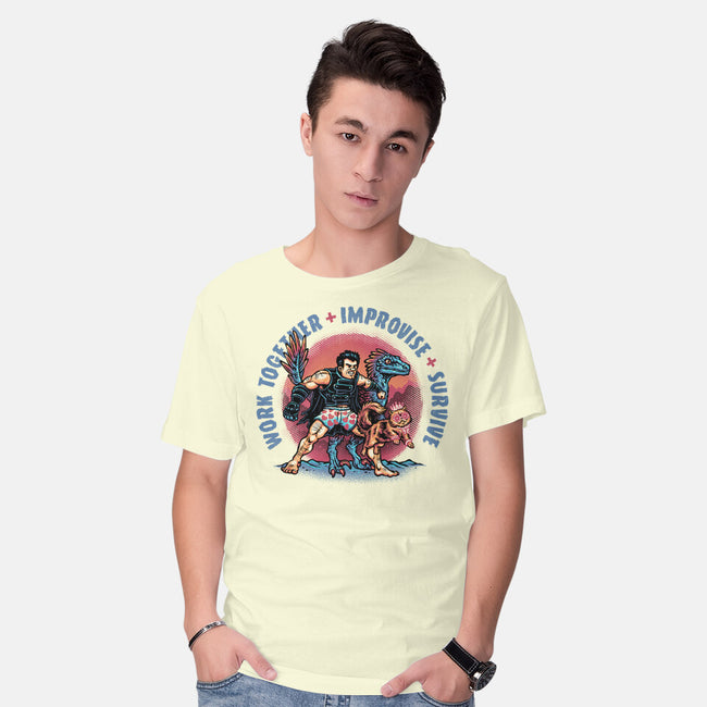 Team Survival-Mens-Basic-Tee-glitchygorilla