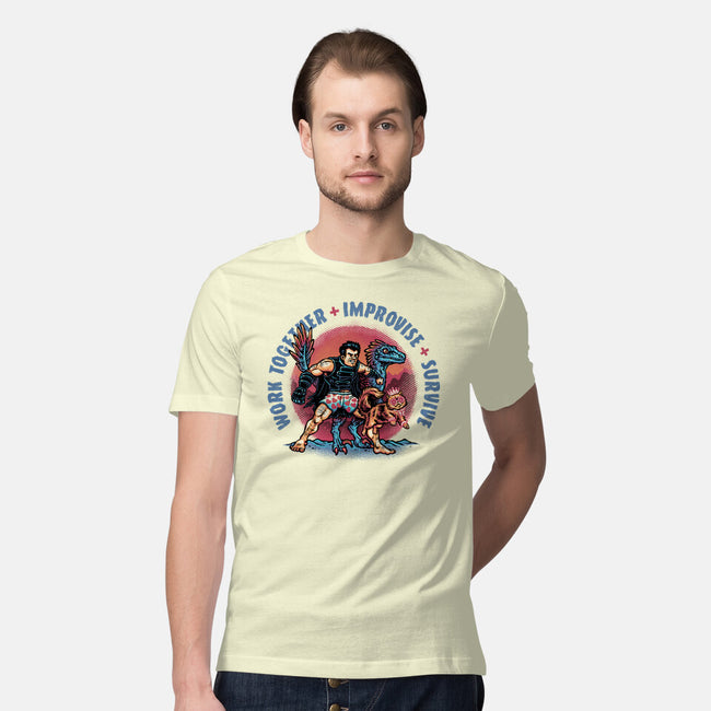 Team Survival-Mens-Premium-Tee-glitchygorilla