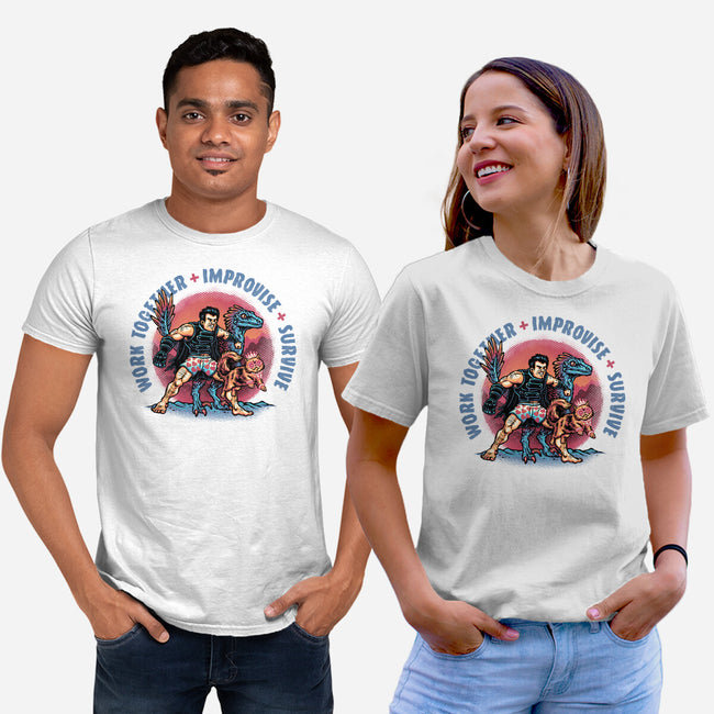 Team Survival-Unisex-Basic-Tee-glitchygorilla