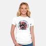 Team Survival-Womens-Fitted-Tee-glitchygorilla