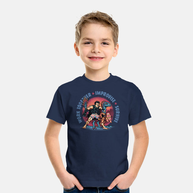 Team Survival-Youth-Basic-Tee-glitchygorilla