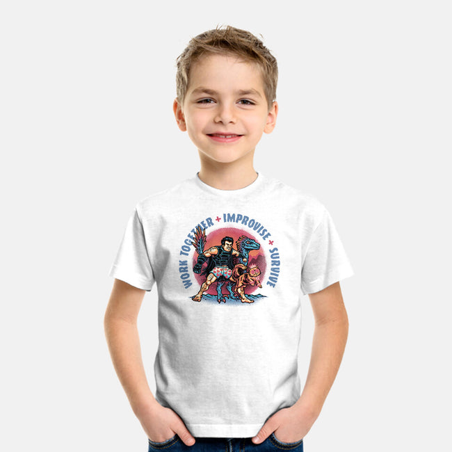 Team Survival-Youth-Basic-Tee-glitchygorilla