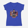 Red Wing Pilot-Womens-V-Neck-Tee-glitchygorilla