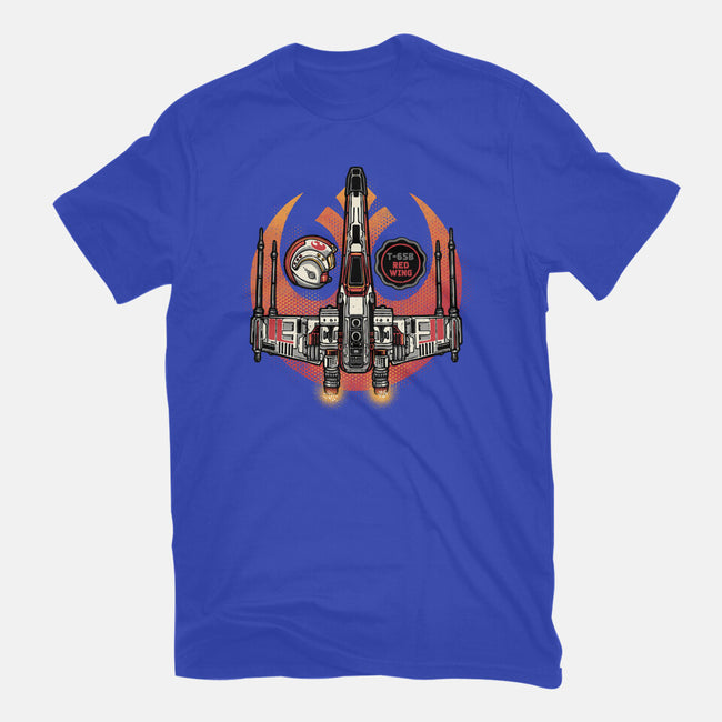 Red Wing Pilot-Mens-Basic-Tee-glitchygorilla