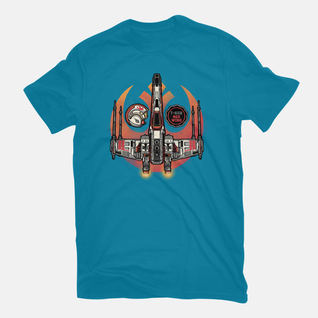 Red Wing Pilot-Mens-Heavyweight-Tee-glitchygorilla