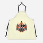 Red Wing Pilot-Unisex-Kitchen-Apron-glitchygorilla