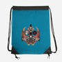 Red Wing Pilot-None-Drawstring-Bag-glitchygorilla