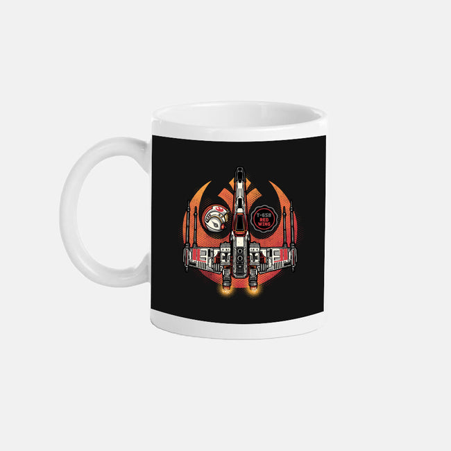 Red Wing Pilot-None-Mug-Drinkware-glitchygorilla