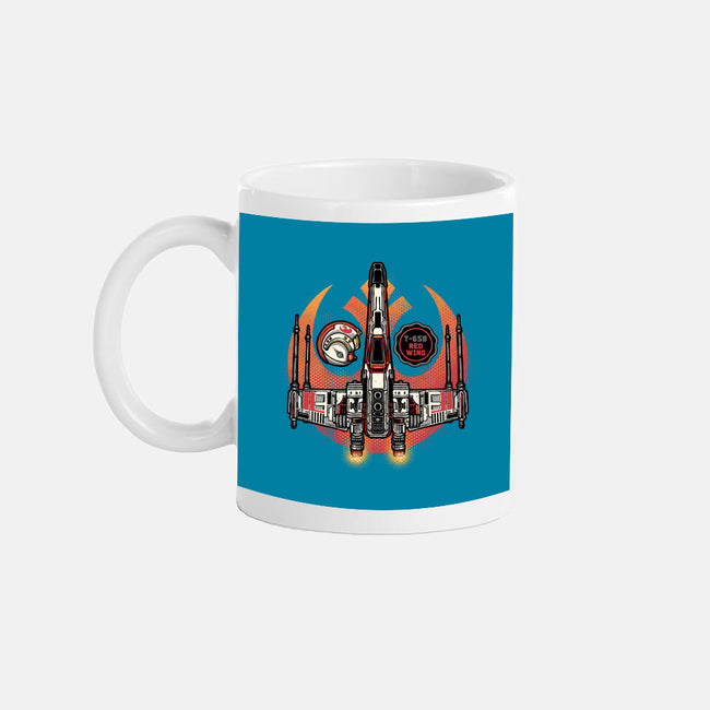 Red Wing Pilot-None-Mug-Drinkware-glitchygorilla